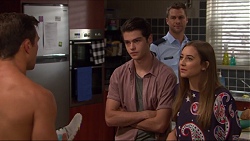 Aaron Brennan, Ben Kirk, Mark Brennan, Piper Willis in Neighbours Episode 7376