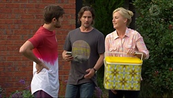 Ned Willis, Brad Willis, Lauren Turner in Neighbours Episode 