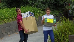 Aaron Brennan, Angus Beaumont-Hannay in Neighbours Episode 