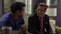 Nate Kinski, Aaron Brennan in Neighbours Episode 