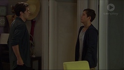 Ben Kirk, Angus Beaumont-Hannay in Neighbours Episode 7384