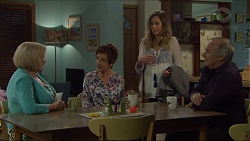 Sheila Canning, Susan Kennedy, Sonya Rebecchi, Walter Mitchell in Neighbours Episode 