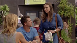 Steph Scully, Mark Brennan, Amy Williams in Neighbours Episode 