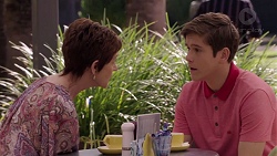 Susan Kennedy, Angus Beaumont-Hannay in Neighbours Episode 7390