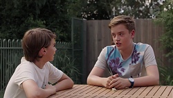 Jimmy Williams, Charlie Hoyland in Neighbours Episode 7390