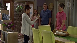 Susan Kennedy, Xanthe Canning, Gary Canning, Angus Beaumont-Hannay in Neighbours Episode 7392