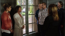 Sonya Rebecchi, Julie Quill, Walter Mitchell, Toadie Rebecchi, Terese Willis, Brad Willis in Neighbours Episode 7393