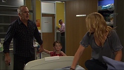Walter Mitchell, Nell Rebecchi, Steph Scully in Neighbours Episode 
