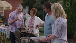 Karl Kennedy, Susan Kennedy, Brad Willis, Lauren Turner in Neighbours Episode 7403