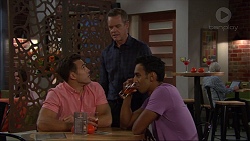 Aaron Brennan, Paul Robinson, Tom Quill in Neighbours Episode 