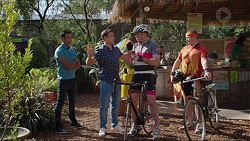 Tom Quill, Aaron Brennan, Karl Kennedy, Toadie Rebecchi in Neighbours Episode 7409