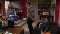 Amy Williams, Paul Robinson, Jimmy Williams in Neighbours Episode 