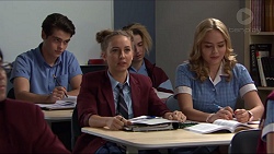 Ben Kirk, Piper Willis, Xanthe Canning in Neighbours Episode 