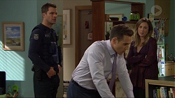 Mark Brennan, Aaron Brennan, Sonya Rebecchi in Neighbours Episode 