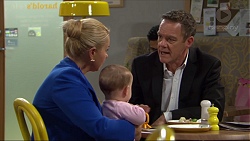 Lucy Robinson, Annie Robinson-Pappas, Paul Robinson in Neighbours Episode 7417