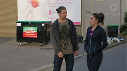 Tyler Brennan, Paige Novak in Neighbours Episode 