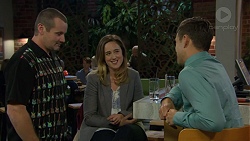 Toadie Rebecchi, Sonya Rebecchi, Aaron Brennan in Neighbours Episode 