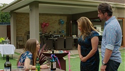 Piper Willis, Terese Willis, Brad Willis in Neighbours Episode 