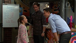 Poppy Jarvis, Brad Willis, Jack Callahan in Neighbours Episode 