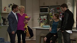 Brad Willis, Lauren Turner, Piper Willis, Ned Willis in Neighbours Episode 