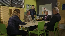 Sonya Rebecchi, Karl Kennedy, Mark Brennan, Toadie Rebecchi, Clive West in Neighbours Episode 7432