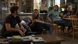 Ned Willis, Piper Willis, Brad Willis, Lauren Turner in Neighbours Episode 7433