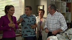 Elly Conway, Aaron Brennan, Susan Kennedy, Karl Kennedy in Neighbours Episode 