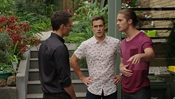 Jack Callahan, Aaron Brennan, Tyler Brennan in Neighbours Episode 