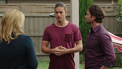 Lauren Turner, Tyler Brennan, Brad Willis in Neighbours Episode 7435