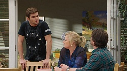 Ned Willis, Lauren Turner, Brad Willis in Neighbours Episode 7439