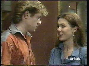 Clive Gibbons, Louise Laurie in Neighbours Episode 