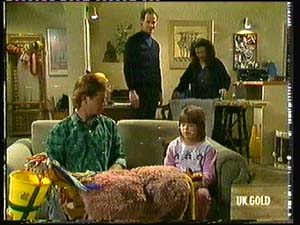 Clive Gibbons, Graham Gibbons, Kate Gibbons, Vicki Gibbons in Neighbours Episode 