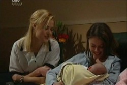 Dee Bliss, Libby Kennedy, Ben Kirk in Neighbours Episode 