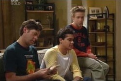 Evan Hancock, Matt Hancock, Leo Hancock in Neighbours Episode 