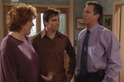 Liz Conway, Darcy Tyler, Karl Kennedy in Neighbours Episode 3993