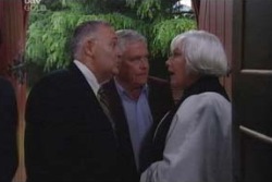 Harold Bishop, Lou Carpenter, Rosie Hoyland in Neighbours Episode 