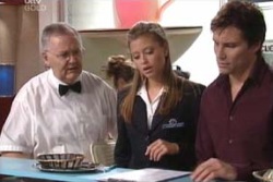 Harold Bishop, Felicity Scully, Darcy Tyler in Neighbours Episode 