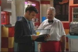 Harold Bishop, Malcolm Kennedy in Neighbours Episode 3999