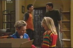 Leo Hancock, Emily Hancock, Matt Hancock, Evan Hancock in Neighbours Episode 3999