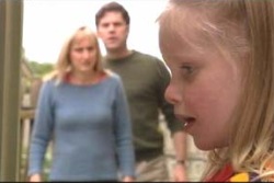 Maggie Hancock, Evan Hancock, Emily Hancock in Neighbours Episode 