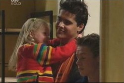 Emily Hancock, Matt Hancock, Leo Hancock in Neighbours Episode 3999