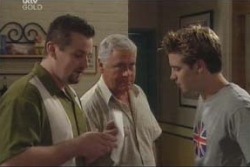 Toadie Rebecchi, Lou Carpenter, Tad Reeves in Neighbours Episode 4002