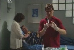 Lyn Scully, Joe Scully, Darcy Tyler in Neighbours Episode 