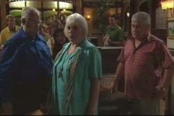 Harold Bishop, Rosie Hoyland, Lou Carpenter in Neighbours Episode 4005