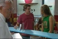 Harold Bishop, Tad Reeves, Felicity Scully in Neighbours Episode 