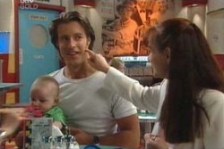 Susan Kennedy, Drew Kirk, Ben Kirk in Neighbours Episode 