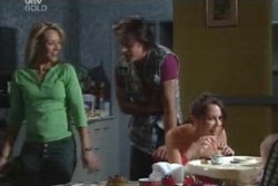Steph Scully, Drew Kirk, Libby Kennedy in Neighbours Episode 4028