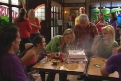 Drew Kirk, Libby Kennedy, Steph Scully, Lou Carpenter, Dee Bliss in Neighbours Episode 