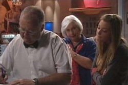 Harold Bishop, Rosie Hoyland, Felicity Scully in Neighbours Episode 