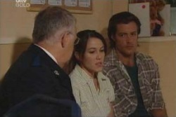 Harold Bishop, Libby Kennedy, Drew Kirk in Neighbours Episode 